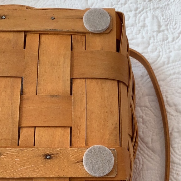 Longaberger 1999 Classic Lg Market Basket - Picture 6 of 10